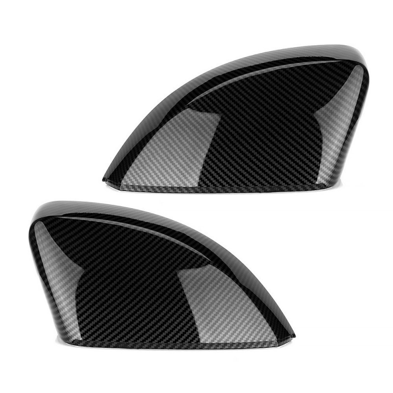 2 Stykker Til Audi A3 S3 8v Rs3 Side Vinge Spejl Covers Kasketter Kulstof Fiber Gloss Sort Spejl Kasketter 2015