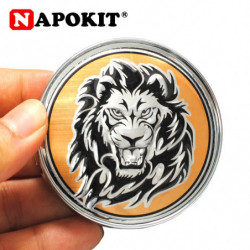 4stk 60mm 3d Aluminium Løve Hoved Logo Bil Hjul Centrum Kasketter Hub Kasket Til Lada Toyota Nissan Hyundai Kia