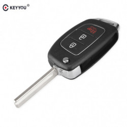 Keyyou 3 Knapper Flip Folde Fjern Nøgle Skal Fob Til Hyundai Hb20 Santa Fe Ix35 Ix45 Accent I40 Auto Bil Nøgle