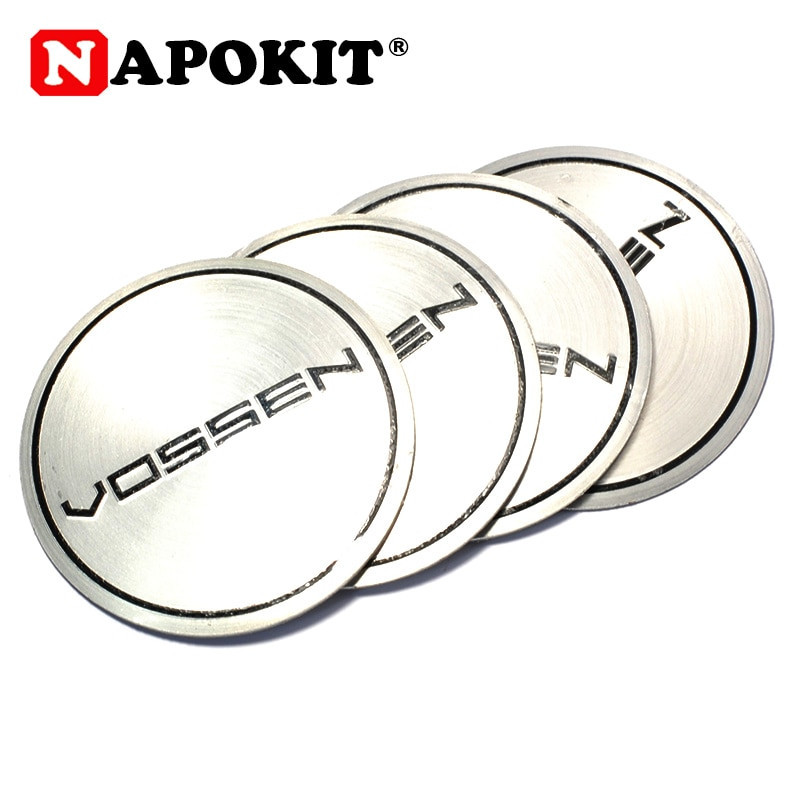 4pc 56mm Vossen Emblem Bil Styling Auto Bil Hjul Centrum Centrum Mærke Emblem Til A4 R8 Tt Carsticker