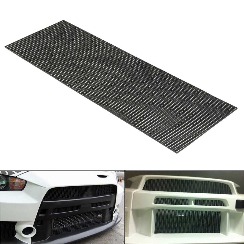 120cm Sort Bikage Abs Plast Aftræk Bil Tuning Racing Grill Mesh Til Benz Til Audi Bil Styling