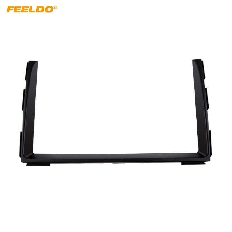 Feeldo Bil Dobbelt Din Radio Fascia Dvd Dekorative Ramme Til Kia Ceed 20102012 Dash Mount Panel Ramme Trimme Kit