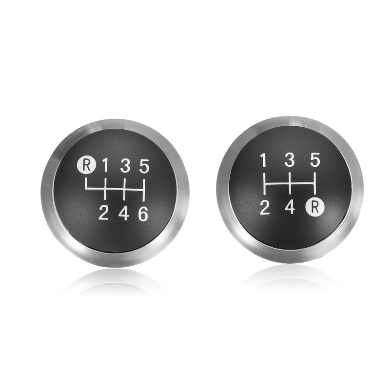 5 Hastighed 6 Hastighed Sort Gear Flytte Knop Chrome Kasket Dække Over Top Til Toyota Avensis 3362409010