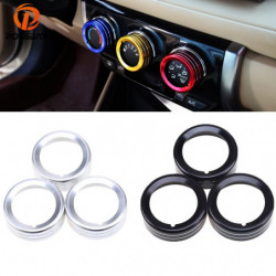 Possbay Aluminium Legering Indre Luft Conditioning Knop Ring Dekoration Bil Tilbehør Til Toyota Vios Knap Kontakt