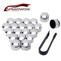 Speedwow 20pcs 17mm Bil Hjul Auto Hub Skrue Dække Over Hjul Nød Bolt Dække Over Kasket Med 4stk Låsning Kasketter