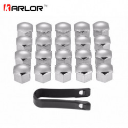 20pcs Masse Hjul Lug Bolt Centrum Nød Covers Kasketter 321601173a Til Audi A4 Q5 Golf Skoda Sæde Med 17mm Sekskant