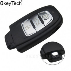 Okeytech Remotekey Smart Nøgle 3 Knapper Auto Nøgle Skal Til Audi A4 A6 Q5 Udskiftning Bil Nøgle Sag Dække