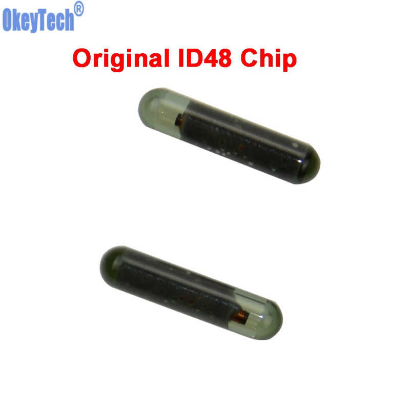 Okeytech Bil Nøgle Chips Glas Blank Id48 Chip Crypto Lås Chip Auto Transponder Chip Til